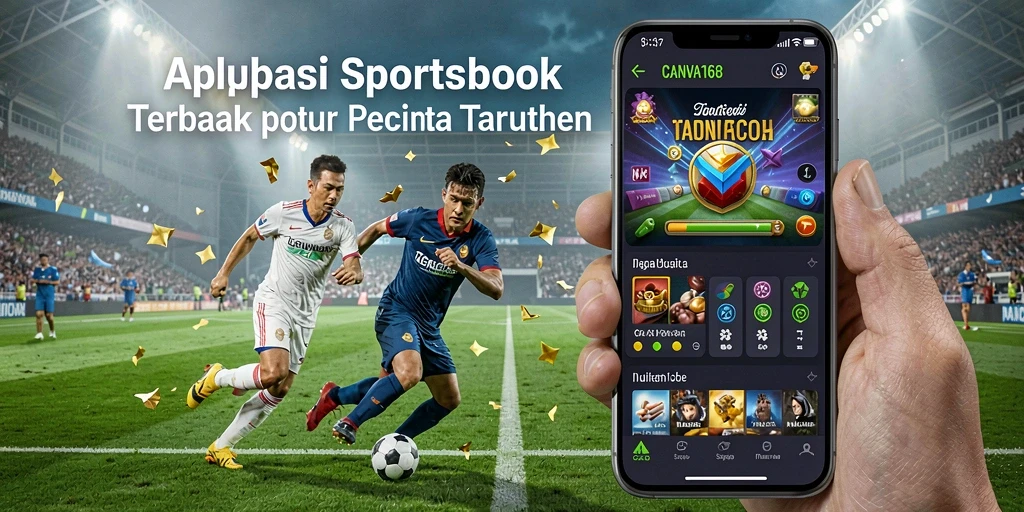Tampilan gameplay menarik dari aplikasi Sportsbook CANVA168.