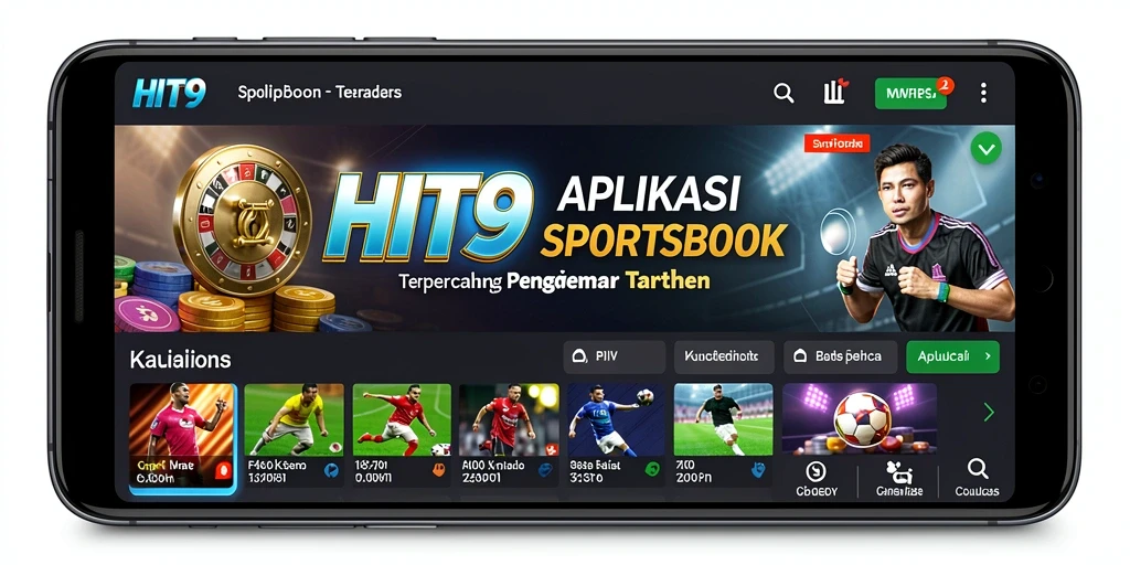 Tampilan gameplay HIT9 yang menawan dalam taruhan olahraga.