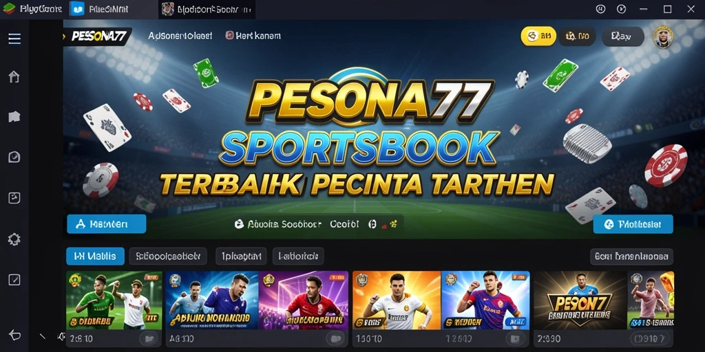 Tampilan screenshot PESONA77 menampilkan fitur taruhan yang menarik.