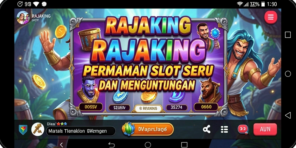 Tampilan menarik dari gameplay Slot di RAJAKING yang memikat.