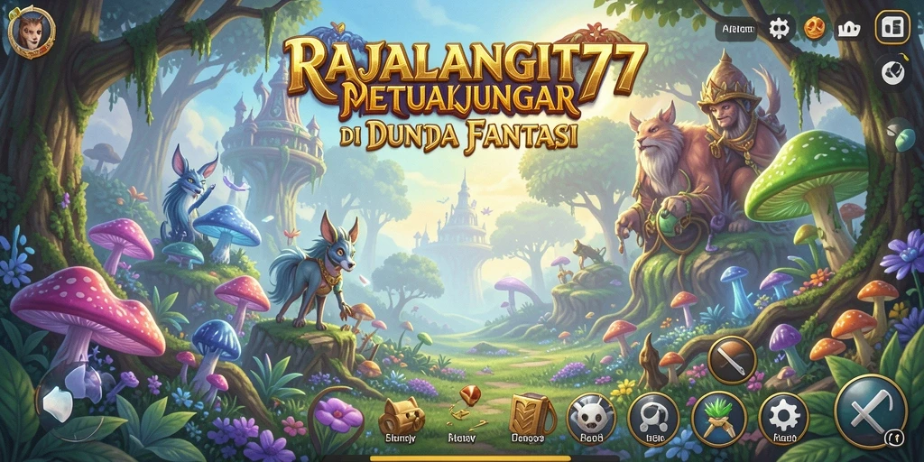 Tangkapan layar menampilkan momen seru dalam gameplay RAJALANGIT77.