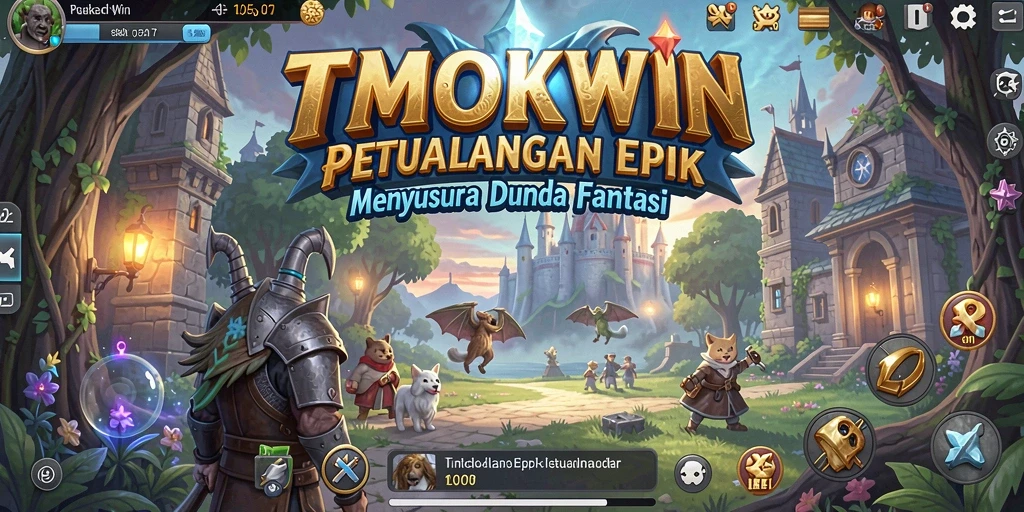 Screenshot utama TMOKWIN menampilkan gameplay menawan dalam petualangan seru.